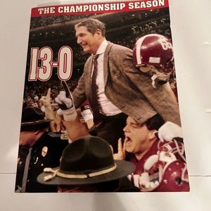 Alabama Crimson Tide The Championship Season Book 13-0 1992 Gene Stallings
